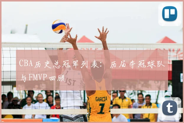 CBA历史总冠军列表:历届夺冠球队与FMVP回顾